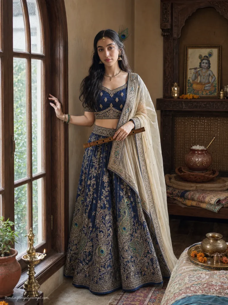 5 Best Viral Janmashtami AI Photo Prompts for Girls