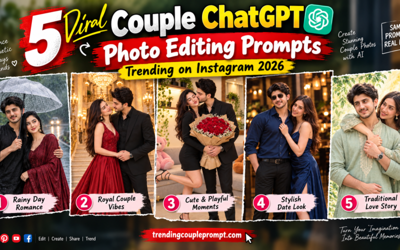 5 Viral Couple ChatGPT Photo Editing Prompts Trending on Instagram 2026
